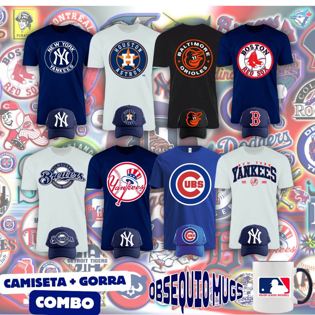 Combo Camiseta + Gorra Us Baseball Obsequio Mugs Exclusivo