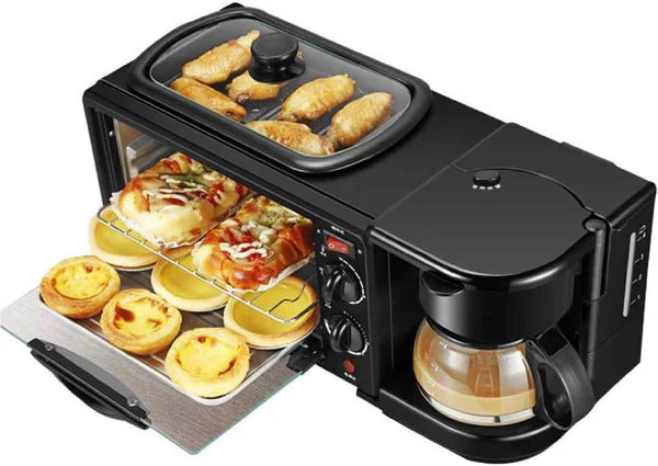 Horno Eléctrico Tostador Sokany 3 en 1