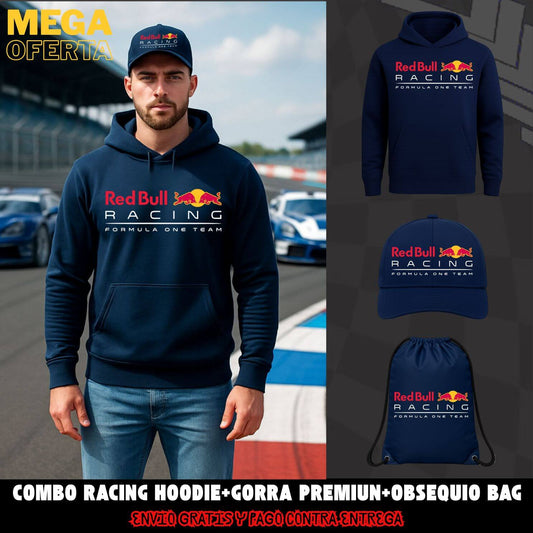 Combo Hoodie + Gorra Racing Obsequio Bag Exclusiva