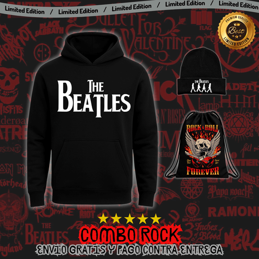 Combo Hoodie + Gorro Lana Obsequio Bag Exclusiva