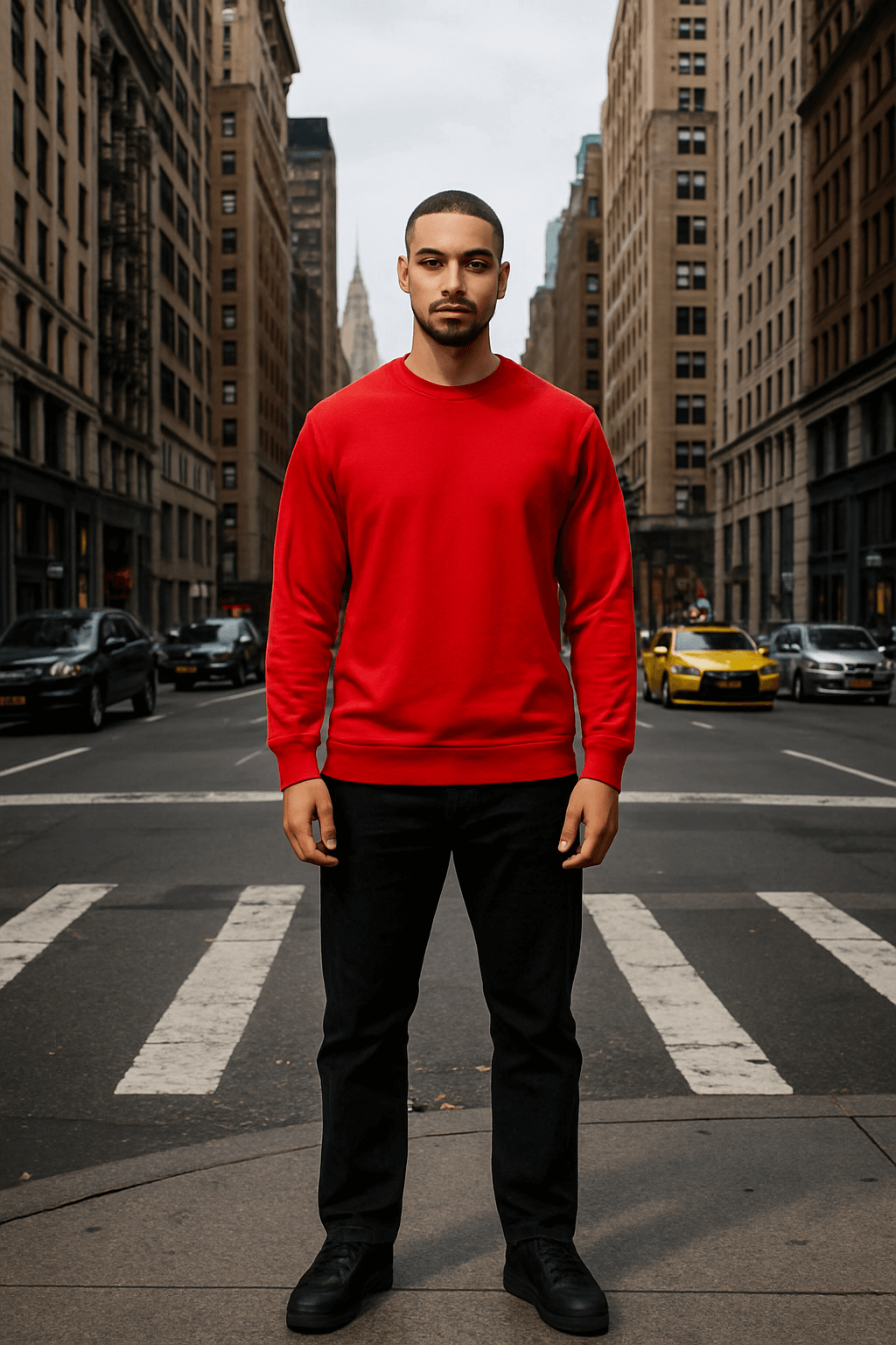 Buso Básico Adulto Unisex Rojo