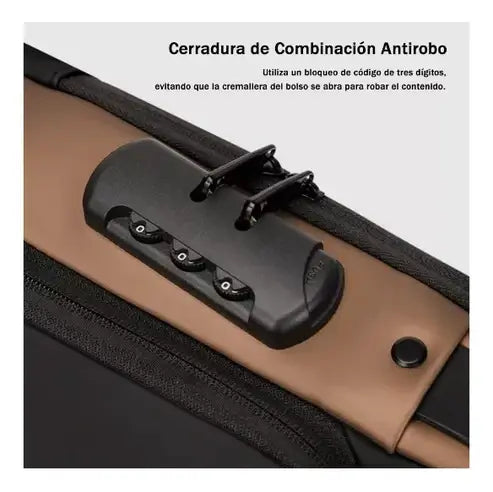 Bolso Canguro Riñonera Antirrobo Impermeable