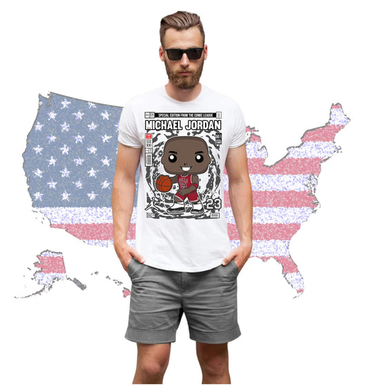 Camiseta Premiun Michael Jordan Art