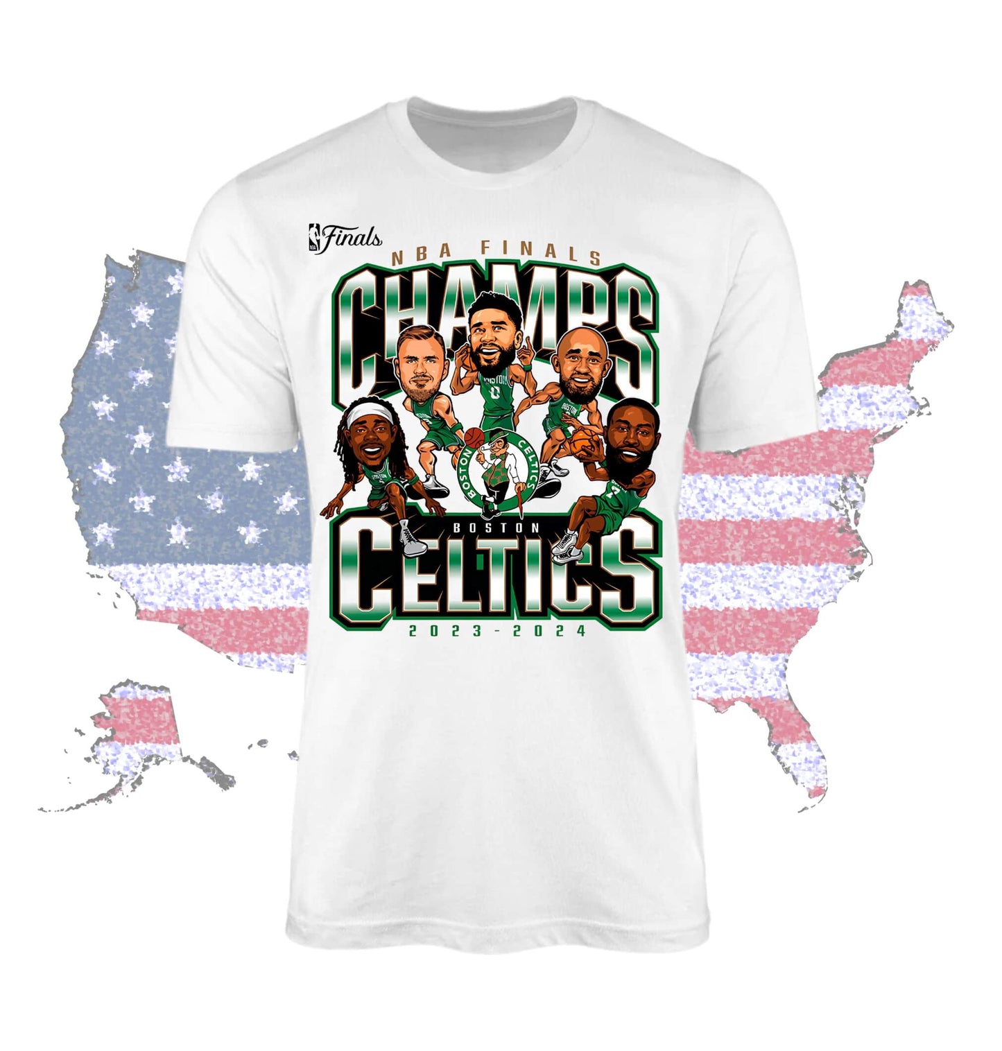 Camiseta Premiun Boston Celtics Champs
