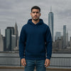 Buzo Adulto Unisex Capota Azul Navy