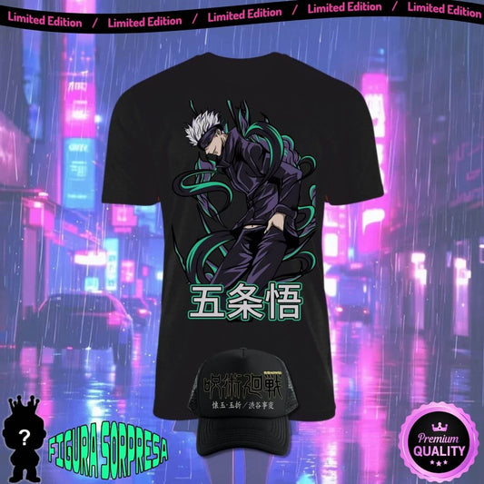 Combo Camiseta + Gorra Anime Obsequio Figura Sopresa