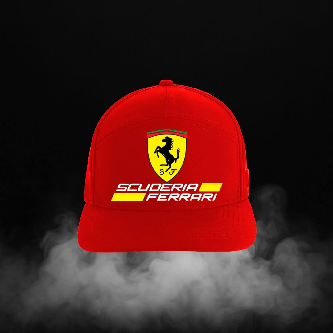 Gorra Premiun 5 Paneles Ferrari Racing