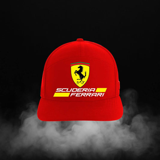 Gorra Premiun 5 Paneles Ferrari Racing