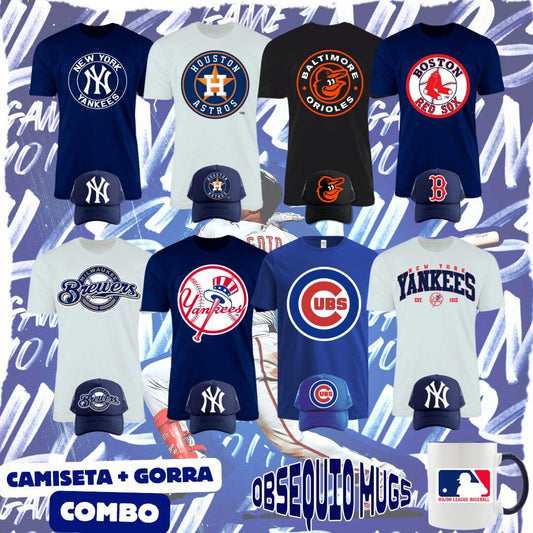 Combo Camiseta + Gorra Us Baseball Obsequio Mugs Exclusivo