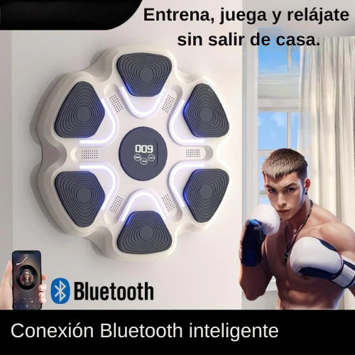 Estación de Boxeo Inteligente con Música, tu escape para relajarte y ejercitarte - GUANTES gratis