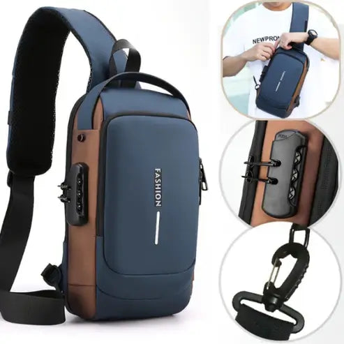 Bolso Canguro Riñonera Antirrobo Impermeable